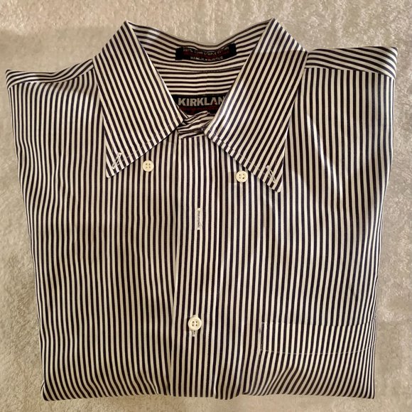 Kirkland Men's Long Sleeve Dress Shirts...Lot of 3 - Picture 4 of 13